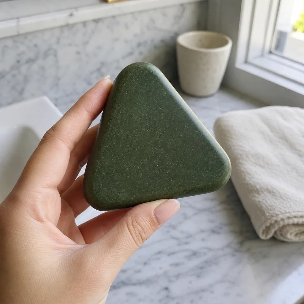 Customer photo shared by Ava B. after using the Saebom scalp ritual bar